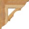 Ekena Millwork Balboa Traditional Rough Sawn Bracket w/ Offset Brace, Western Red Cedar, 8"W x 22"D x 22"H BKT0806X22X22BOA01RWR - alternate 3